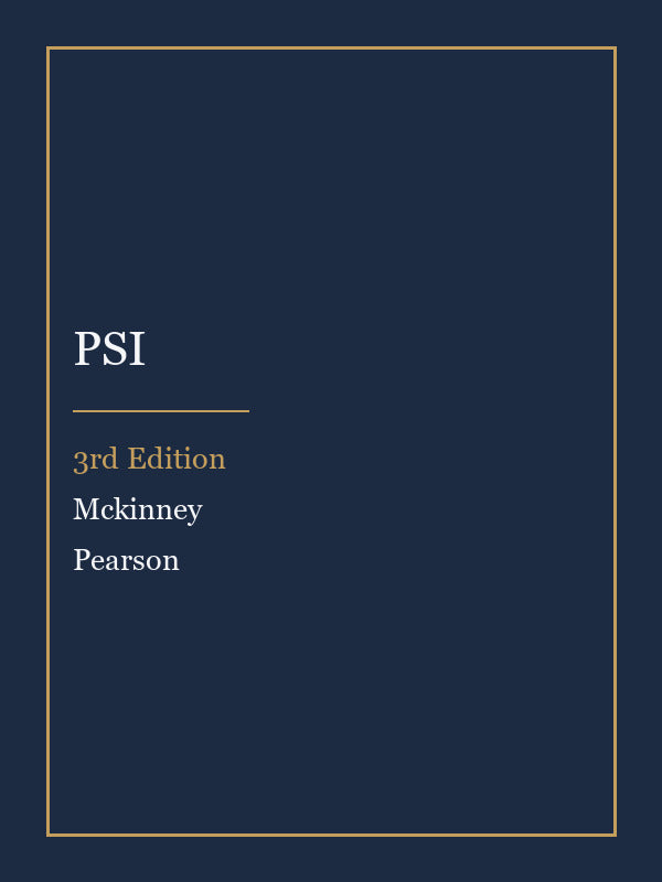Instructor Manual for PSI 3rd Edition by Mckinney