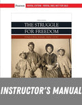 Instructor Manual for The Struggle for Freedom: A History of African Americans To 1877, Volume 1 3rd Edition by Clayborne Carson