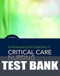 Test Bank for Understanding the Essentials of Critical Care Nursing 3rd Edition by Kathleen Perrin