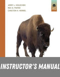 Instructor Manual for Range Management: Principles and Practices 6th Edition by Jerry L. Holechek