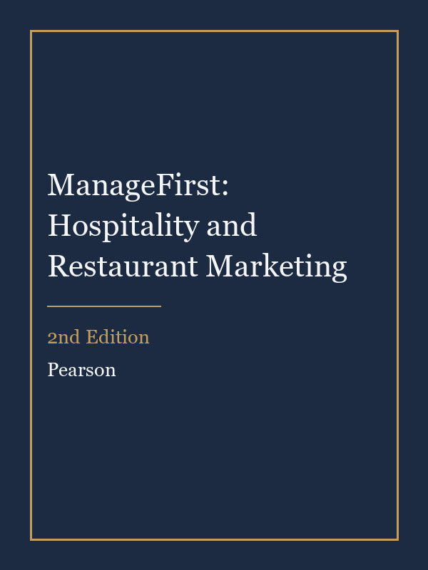 Instructor Manual for ManageFirst: Hospitality and Restaurant Marketing 2nd Edition
