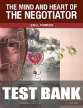 Test Bank for The Mind and Heart of the Negotiator 7th Edition by Leigh L. Thompson
