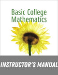Instructor Manual for Basic College Mathematics 13th Edition by Marvin L. Bittinger