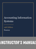 Instructor Manual for Accounting Information Systems 14th Edition