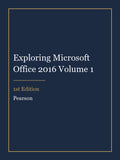 Test Bank for Exploring Microsoft Office 2016 Volume 1 1st Edition