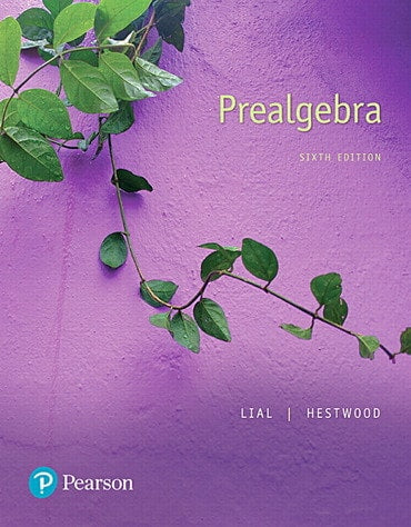 Solutions Manual for Prealgebra 6th Edition by Margaret L. Lial