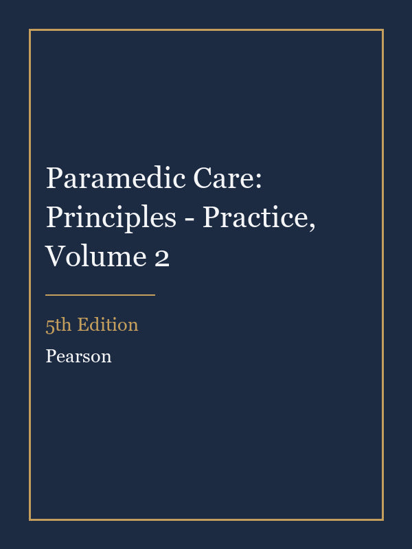 Instructor Manual for Paramedic Care: Principles - Practice, Volume 2 5th Edition