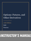 Instructor Manual for Options: Futures, and Other Derivatives 10th Edition by Hull