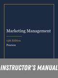 Instructor Manual for Marketing Management 15th Edition
