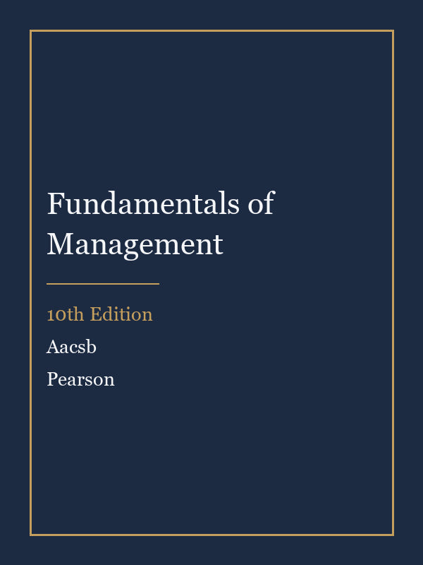 Test Bank for Fundamentals of Management 10th Edition by Aacsb