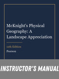 Instructor Manual for McKnight's Physical Geography: A Landscape Appreciation 12th Edition