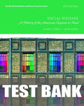 Test Bank for Social Welfare: A History of the American Response to Need 9th Edition by Mark J. Stern