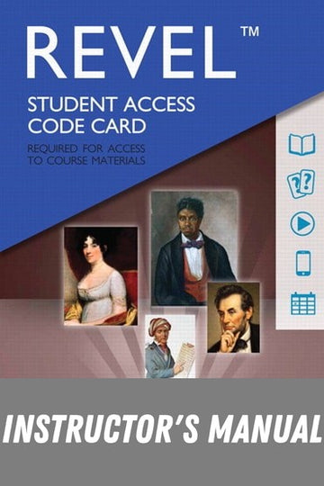 Instructor Manual for Learning U.S. History, Semester 1 1st Edition by H W. Brands