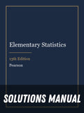 Solutions Manual for Elementary Statistics 13th Edition