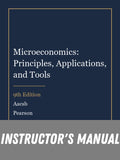 Instructor Manual for Microeconomics: Principles, Applications, and Tools 9th Edition by Aacsb