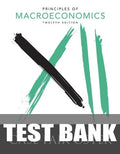 Test Bank for Principles of Macroeconomics 12th Edition by Karl E. Case