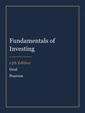 Instructor Manual for Fundamentals of Investing 13th Edition by Goal