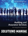 Solutions Manual for Auditing And Assurance Services 16th Edition by Alvin A. Arens