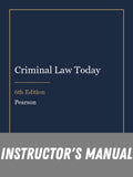 Instructor Manual for Criminal Law Today 6th Edition