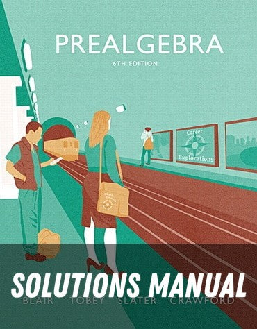 Solutions Manual for Prealgebra 6th Edition by Jamie Blair