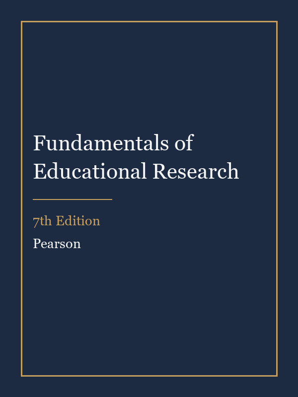 Test Bank for Fundamentals of Educational Research 7th Edition