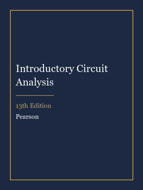 Instructor Manual for Introductory Circuit Analysis 13th Edition