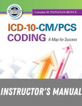 Instructor Manual for ICD-10-CM/PCS Coding: A Map for Success 1st Edition by Lorraine M. Papazian-Boyce