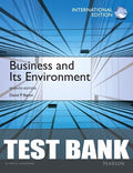 Test Bank for Business and Its Environment 7th Edition by David P. Baron