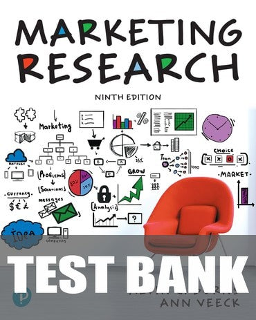 Test Bank for Marketing Research 9th Edition by Alvin C. Burns