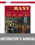 Instructor Manual for Out of Many: A History of the American People, Volume 1 9th Edition by John M. Faragher