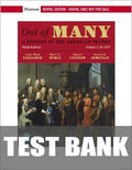 Test Bank for Out of Many: A History of the American People, Volume 1 9th Edition by John M. Faragher