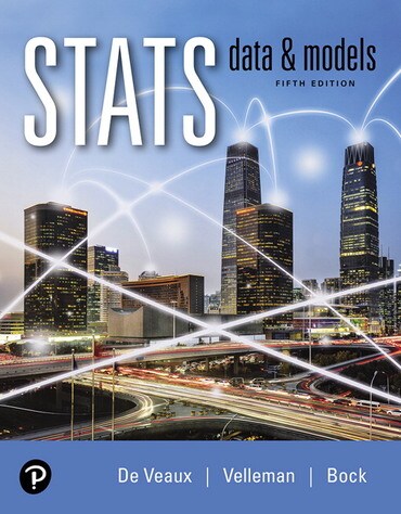 Test Bank for Stats: Data and Models 5th Edition by David E. Bock