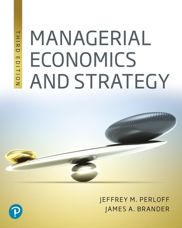 Test Bank for Managerial Economics And Strategy 3rd Edition by Jeffrey M. Perloff