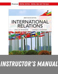 Instructor Manual for International Relations, Brief Edition 8th Edition by Jon C. Pevehouse