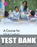 Test Bank for A Course for Teaching English Learners 3rd Edition by Lynne T. Diaz-Rico