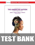 Test Bank for The American Nation: A History of the United States, Combined Volume 15th Edition by Mark C. Carnes