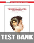 Test Bank for The American Nation: A History of the United States, Volume 1 15th Edition by Mark C. Carnes