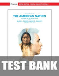Test Bank for The American Nation: A History of the United States, Volume 2 15th Edition by Mark C. Carnes