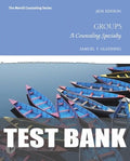 Test Bank for Groups: A Counseling Specialty 8th Edition by Samuel T. Gladding