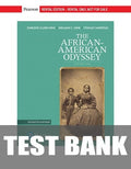 Test Bank for The African-American Odyssey: Volume 1 7th Edition by Darlene Clark Hine