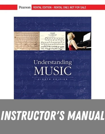 Instructor Manual for Understanding Music 8th Edition by Jeremy Yudkin