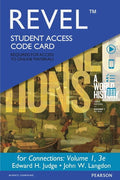 Instructor Manual for Connections: A World History, Volume 1 3rd Edition by Edward H. Judge
