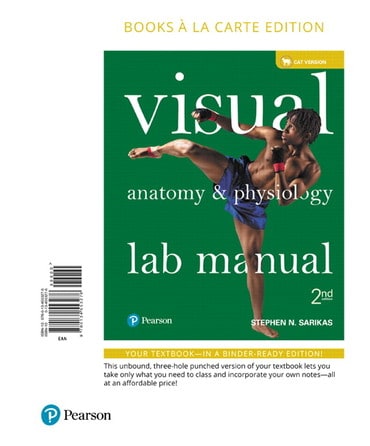 Test Bank for Visual Anatomy &amp; Physiology Lab Manual, Cat Version 2nd Edition by Stephen N. Sarikas