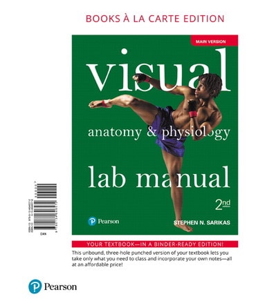 Test Bank for Visual Anatomy &amp; Physiology Lab Manual, Main Version 2nd Edition by Stephen N. Sarikas