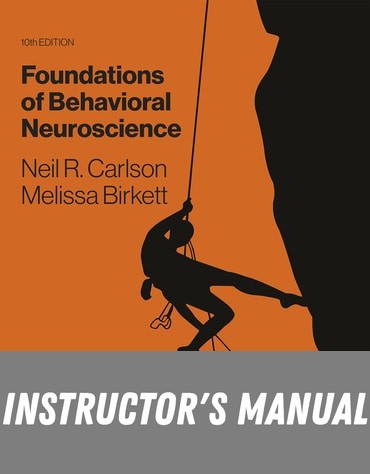 Instructor Manual for Foundations of Behavioral Neuroscience 10th Edition by Neil R. Carlson