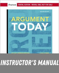 Instructor Manual for Argument Today 2nd Edition by Richard Johnson-Sheehan