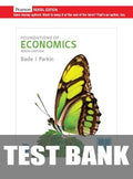 Test Bank for Foundations of Economics 9th Edition by Robin Bade