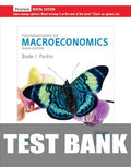 Test Bank for Foundations of Macroeconomics 9th Edition by Robin Bade