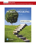 Test Bank for Essential Elements of Public Speaking 7th Edition by Joseph A. DeVito