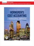 Instructor Manual for Horngren's Cost Accounting 17th Edition by Srikant M. Datar